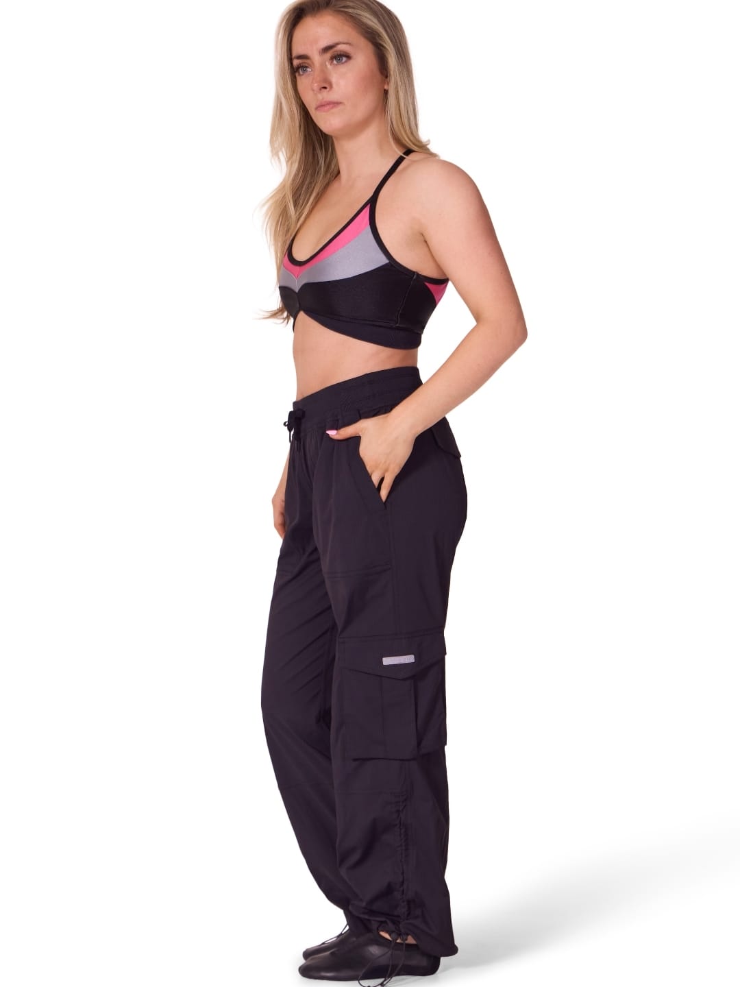 Pantaloni Cargo con Tasche Capezio F12555W - Immagine 4