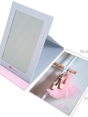 Specchio da Tavolo Pieghevole Danza Grigio - Immagine 2