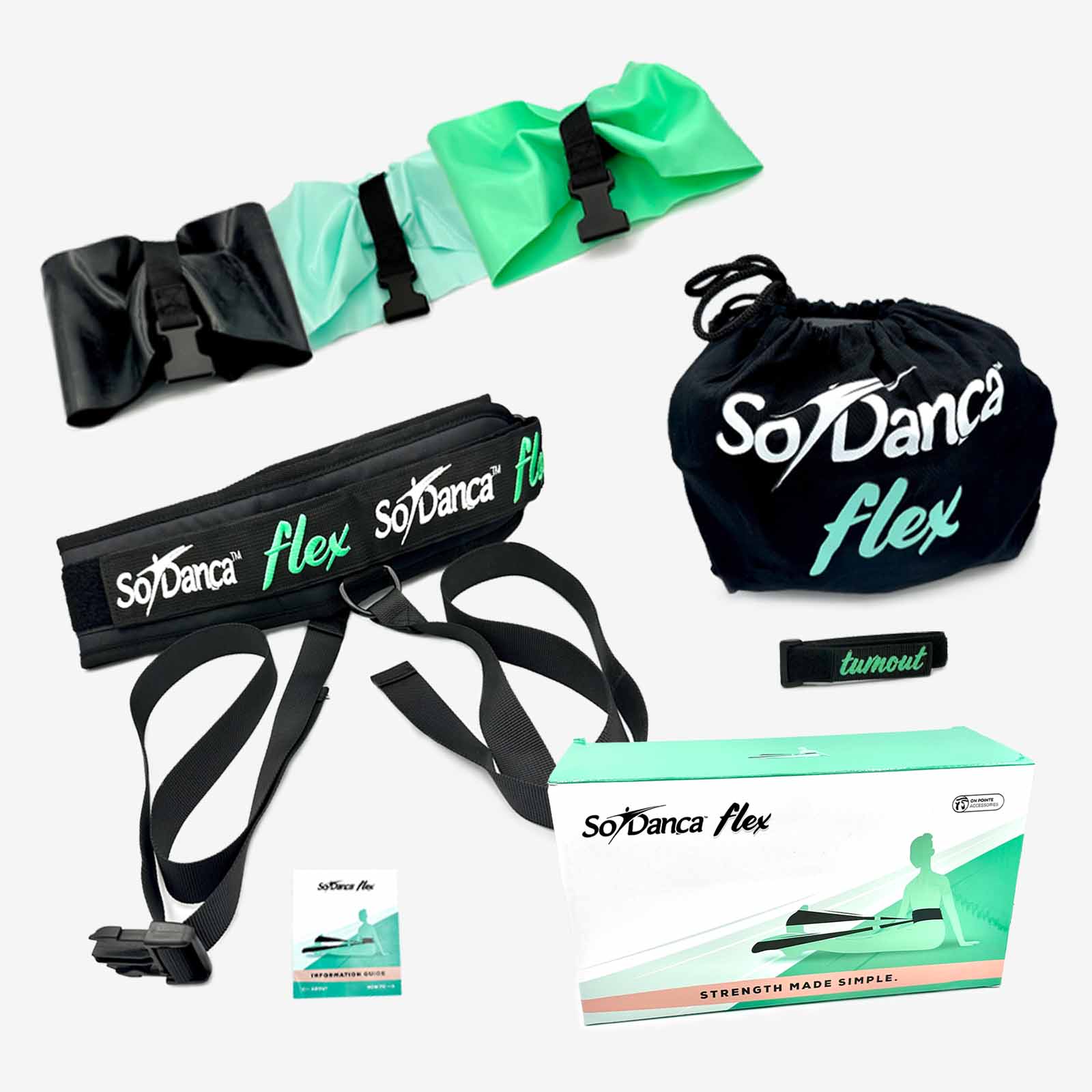 Kit per Stretching So Dança Flex Kit AC30