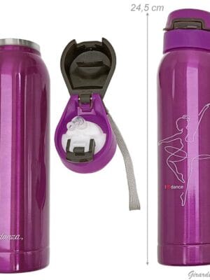 Borraccia Termica 500 ml in Acciaio Danza Viola - Immagine 2