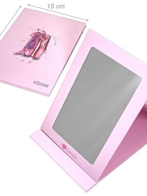 Specchio da Tavolo Pieghevole Danza Rosa - Immagine 2