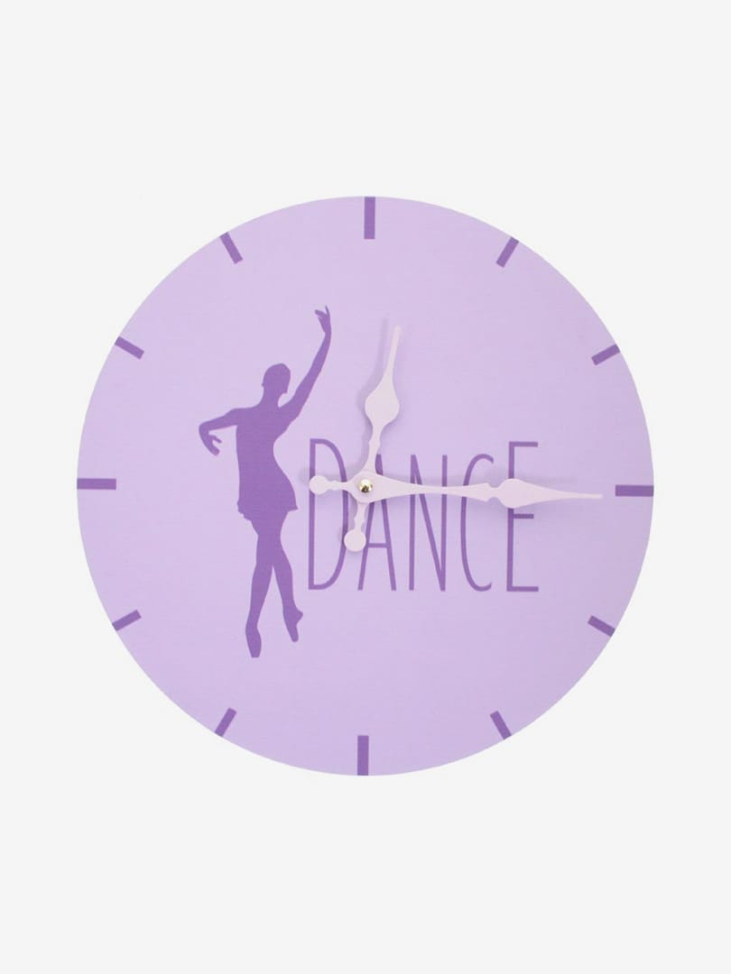 Orologio Da Muro Con Ballerina Lilla