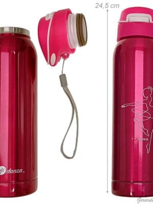 Borraccia Termica 500 ml in Acciaio Danza Fucsia - Immagine 2